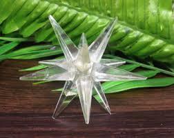 Crystal Qtz Flower of Life 12 Point Star