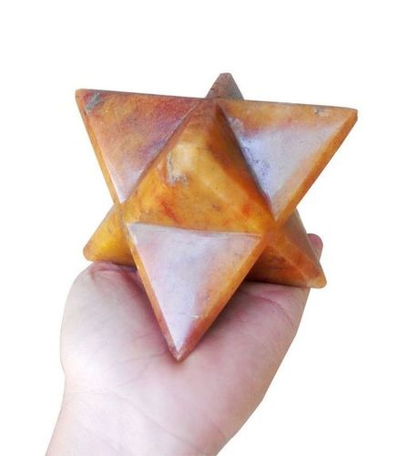 Large 130MM Orange & Red Mix Aventurine