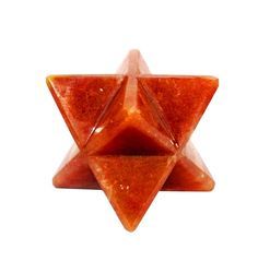 Natural Approx 75mm Red Carnelian Merkaba Star