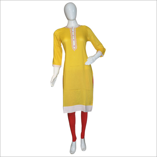 Designer Plain Kurti