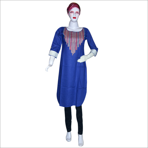 Ladies Embroidered Long Kurti