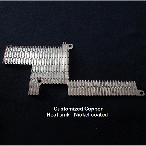 Customized Copper Heat Sink - Nickel coated