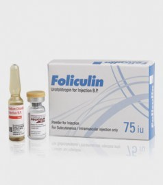 Foliculin Urofollitropin 75 I.U. Injection