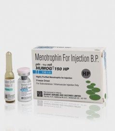 Humog Menotrophin 150 I.U. Injection