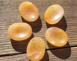 Golden Quartz Worry Stone