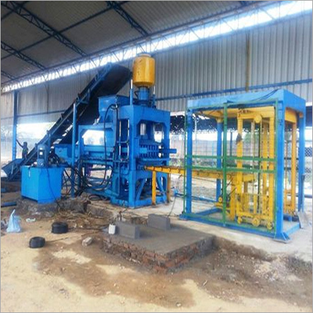 Fly Ash Brick Plant - Automatic 28,000-32,000 Bricks/Shift | Sky Blue, Mild Steel, PLC Controlled, High Capacity, Hydraulic Moulding