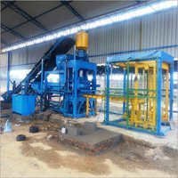 Fly Ash Brick Plant - Automatic 28,000-32,000 Bricks/shift | Sky Blue, Mild Steel, Plc Controlled, High Capacity, Hydraulic Moulding