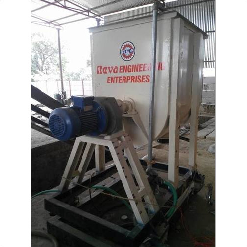 Cream And Blue Clc Block Making Machine