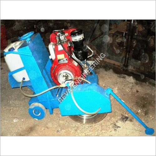 Blue Concrete Asphalt Cutter