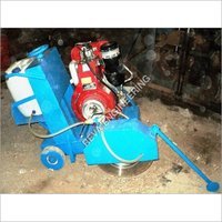 Blue Concrete Asphalt Cutter