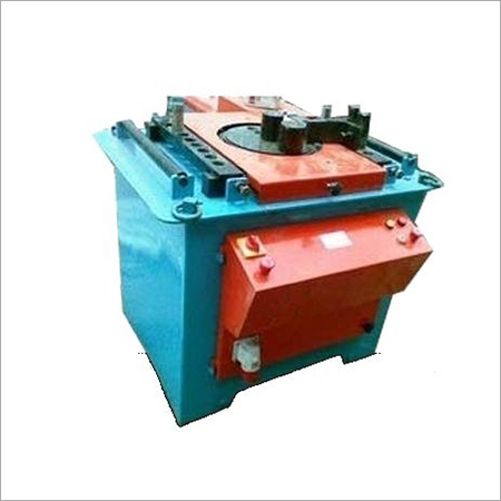 Sky Blue And Red Rebar Bar Bending Machine