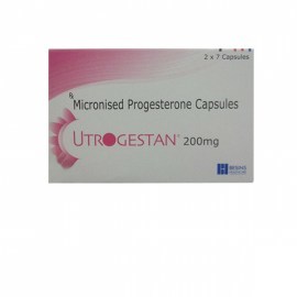 Utrogestan Progesterone 200 mg Capsules