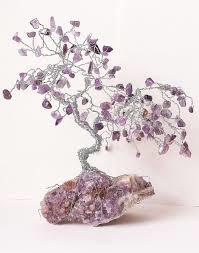Amethyst Gem Tree- 100 beads