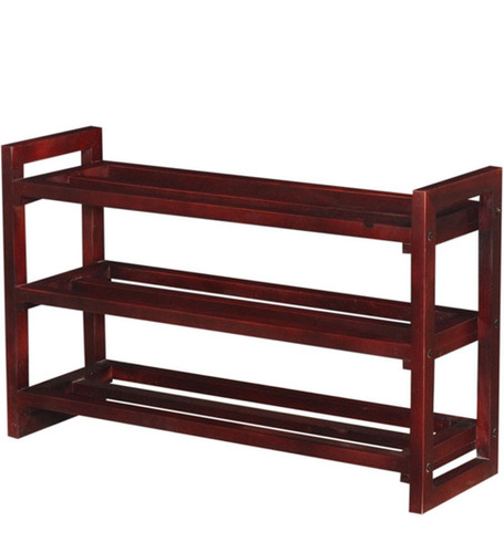Passion Mahogany Wooden Shoe Rack Mango Wood