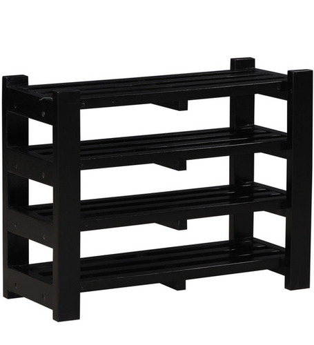 Espresso Walnut Wooden Shoe Rack Mango Woods