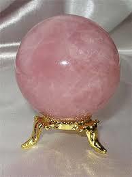Rose Qtz Spheres - Rose Quartz, Varying Diameter, Pink | Smooth Surface, Decorative, Collectible
