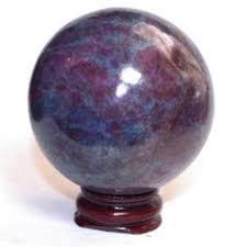 Ruby With Kynite Spheres