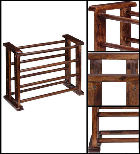 Provincial Teak Zinnia Shoe Rack
