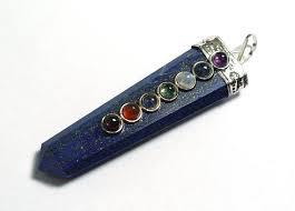 Lapiz Luzilli 7 Chakra Flat Pencil Pendant