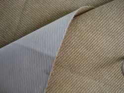 Fabric to paper lamination