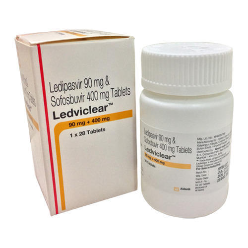 Sofosbuvir 400mg and Ledipasvir 90mg tablets