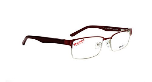 DSPEC CLASSIC - Silver Frame, S.Burgundy Color | Designed for Men