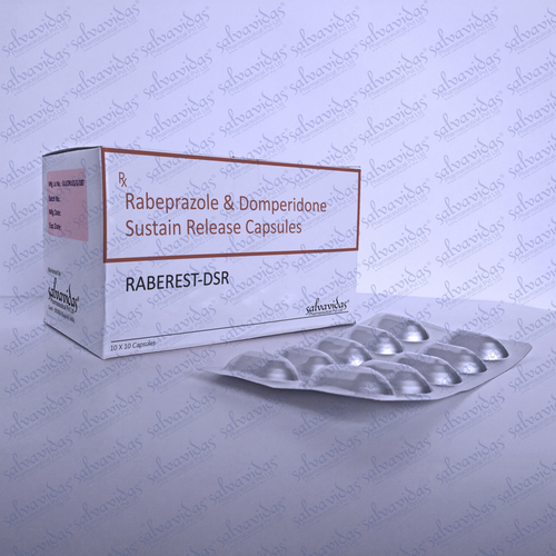 Rabeprazole, Domperidone sustained release tablet