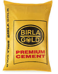 Birla Gold Cement - Portland Slag Cement 50 Kilograms Weight Grey Color Corrosion Resistant with Natural Sand