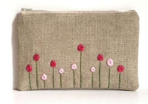 jute designer pouch