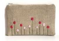 Jute Designer Pouch