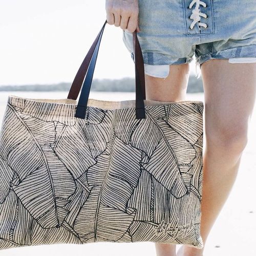 Printed jute bags