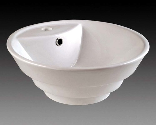 Ceramic Wall Mounted Wash Basin Size: 18" X 18"
