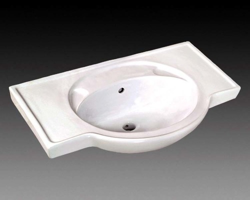 Ceramic Table Top Wash Basin Installation Type: Wall Mounted