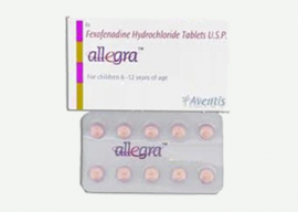 Allegra Fexofenadine 120 mg Tablets