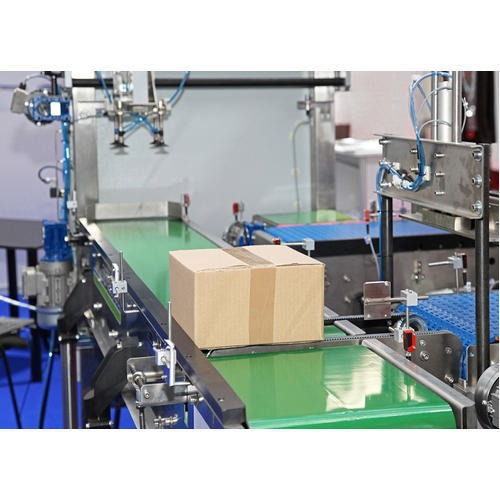 Green Assembly Line Belt Conveyor System