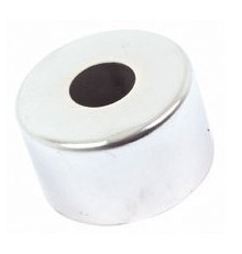 CHROME STEERING SHAFT DUST CAP STEEL