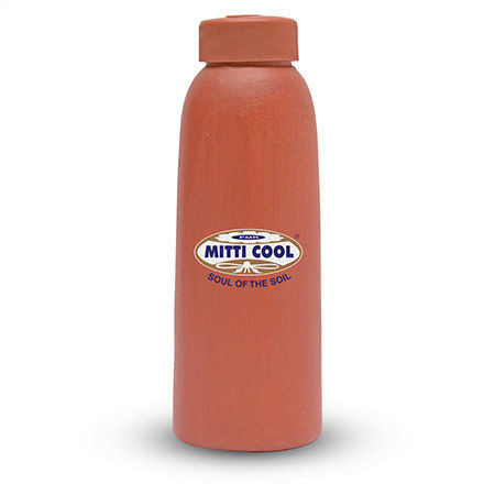 Reddish Brown Clay Water Bottle 400 Ml