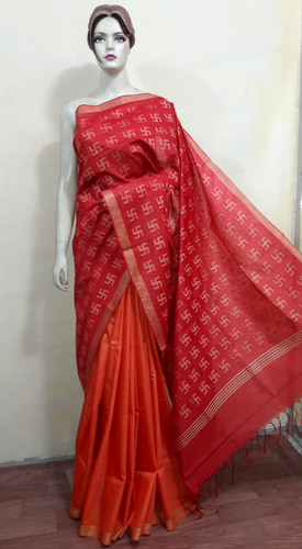 Bhagalpuri Cotton Silk Saree