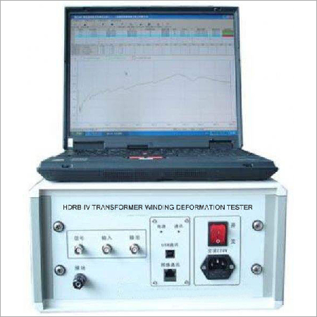 Transformer winding deformation tester