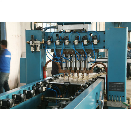 Transformer radiator panel machine