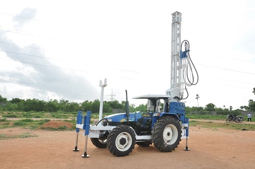 Tractor Mounted  Rotary Water Well Drilling Rig