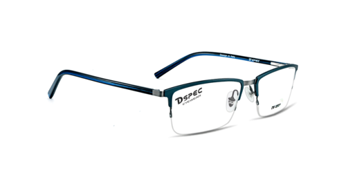 DSPEC Eyewear - Durable Plastic Frame, Black & Blue Color for Men