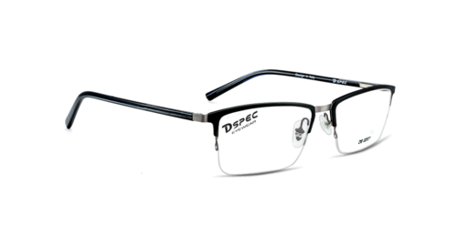 DSPEC Eyewear - DE-32031 Black & White Frame | Stylish Design for Men, Unisex Appeal, Comfortable Fit