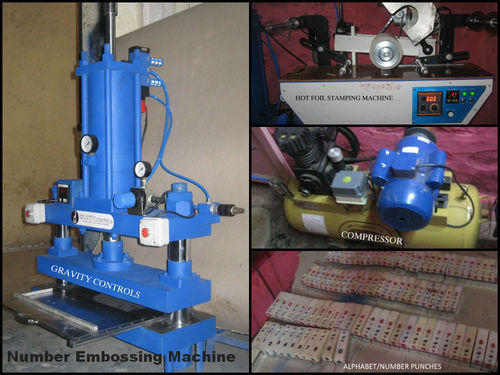 Number Plate Embossing Machine