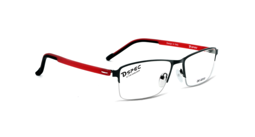 DSPEC Eyewear - DE-32033 Model , Black and Red Frame for Men and Women