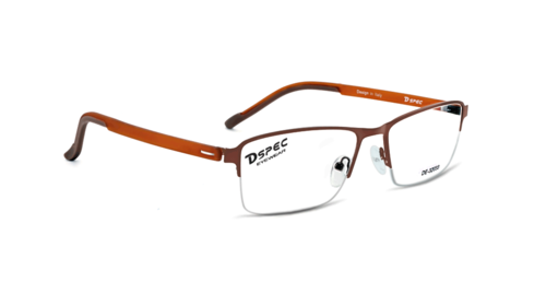 DSPEC Eyewear - DE-32033 Model | Orange & Brown Frame for Men and Women