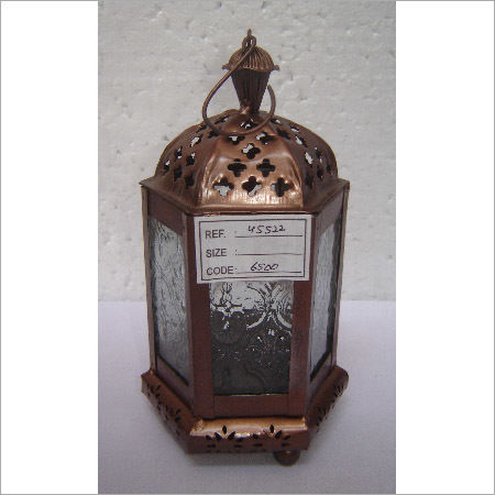 Round Metal Hanging Lantern