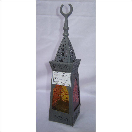 Grey Iron Home Decorative Lantern