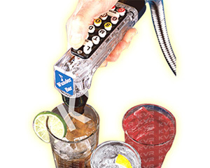 Soda Fountain Machine Gun Model