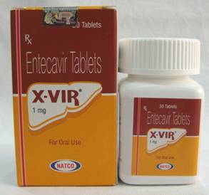 X-Vir - 0.5 Mg Antiviral Tablet | Antiviral Treatment for HIV and Chronic Hepatitis B Suitable for Adults and Women in Clinics and Hospitals Medicine Grade
